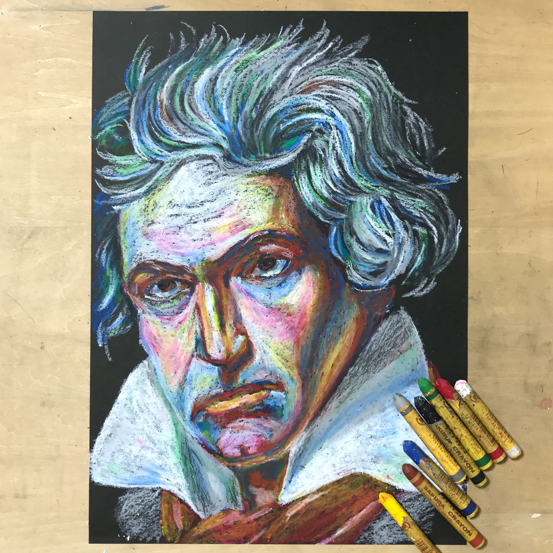 ベートーベン肖像画模写